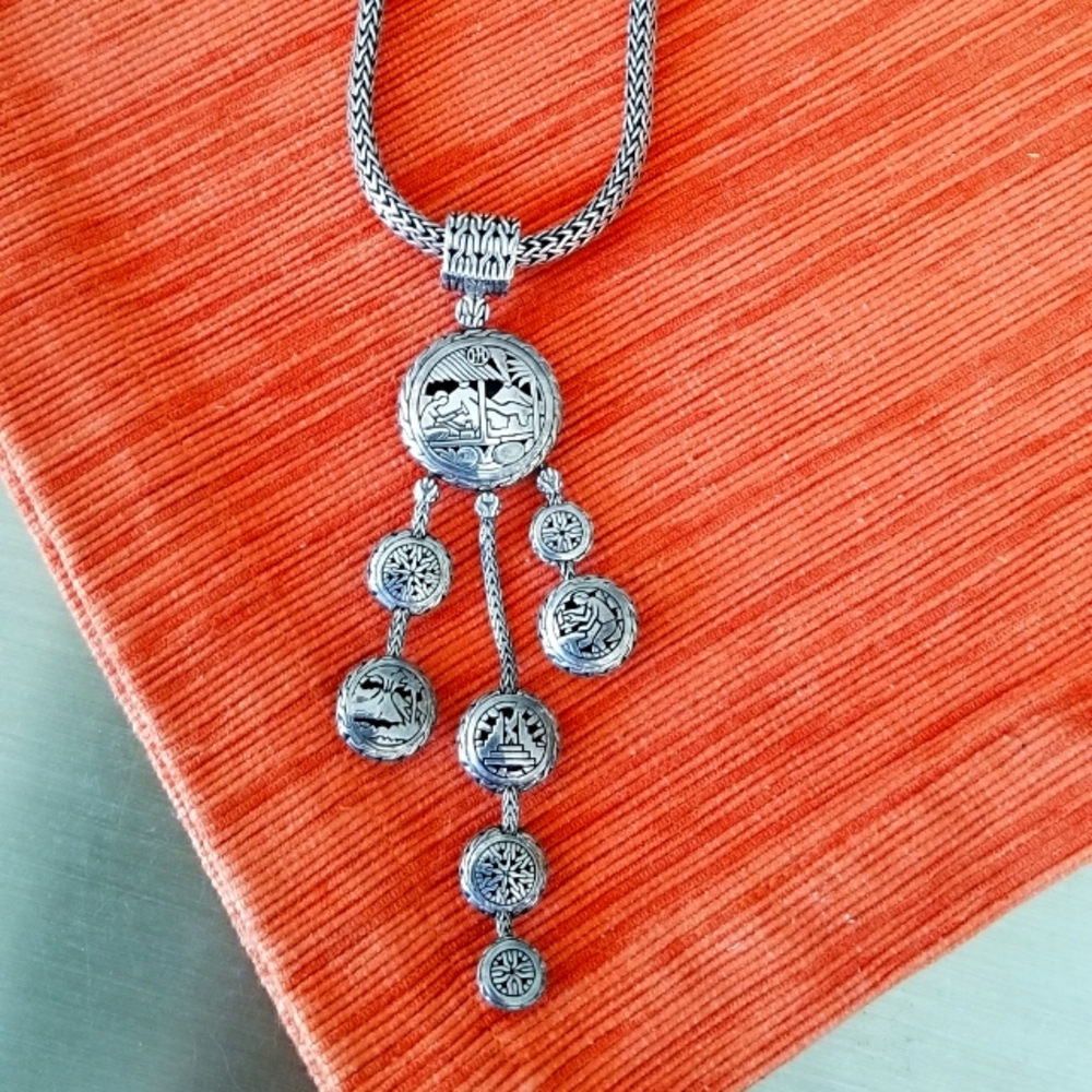 JOHN HARDY VINTAGE necklace and pendant.